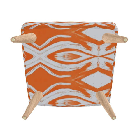 BM2-Casa 'Orange Swirl' Occasional Chair