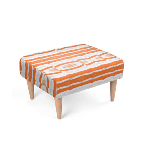 BM2-Casa 'Orange Swirl' Footstool