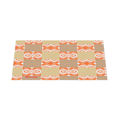 BM2-Casa 'Orange Swirl' ON the Beach Tablecloth