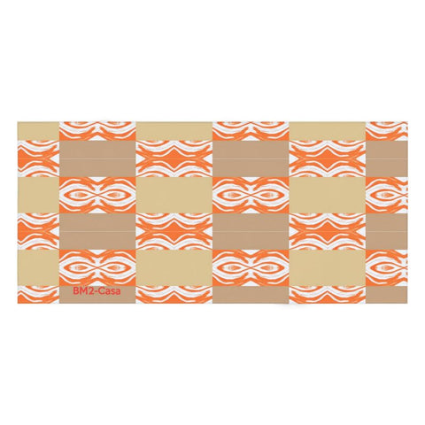 BM2-Casa 'Orange Swirl' ON the Beach Tablecloth