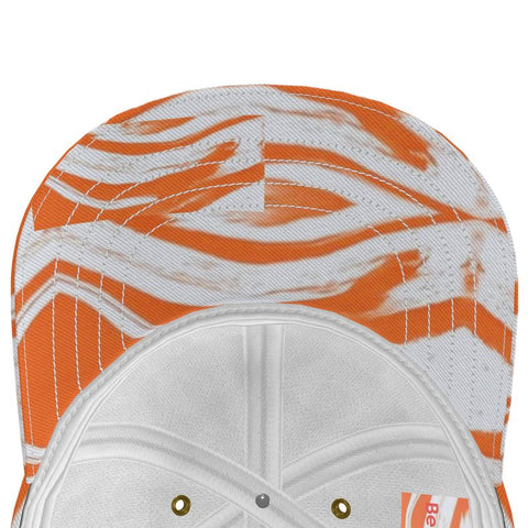 'Orange Swirl' Baseball Cap