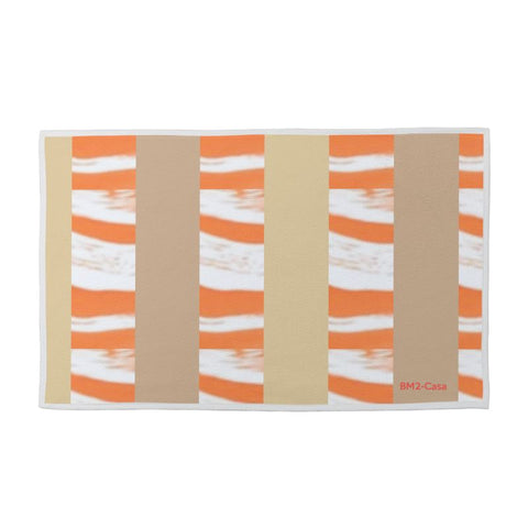 'Orange Swirl' On the Beach Towel Set