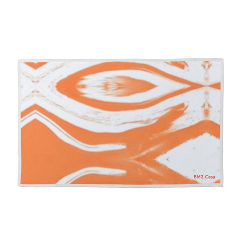 'Orange Swirl' On the Beach Towel Set