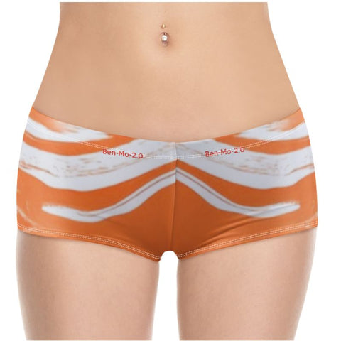 'Orange Swirl' Hot Pants