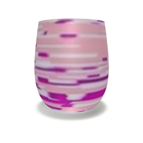 BM2-Casa ‘Pink Swirl' Water Glass