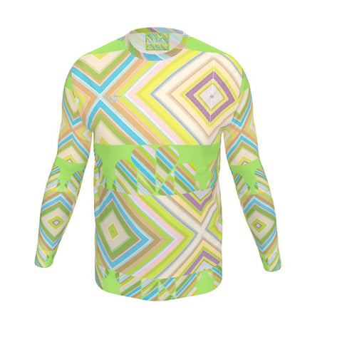 'Clover Striper-Matrix' Men's Long sleeve T-shirt