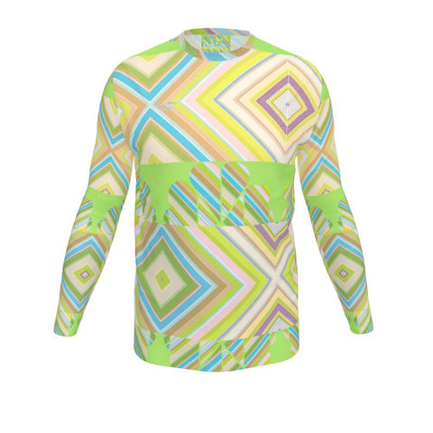 'Clover Striper-Matrix' Men's Long sleeve T-shirt