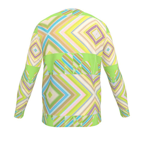 'Clover Striper-Matrix' Men's Long sleeve T-shirt