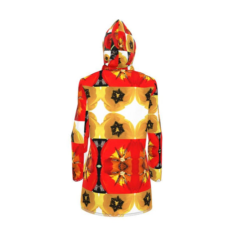 'Dua Tulipa' Women's Hooded Rain Mac