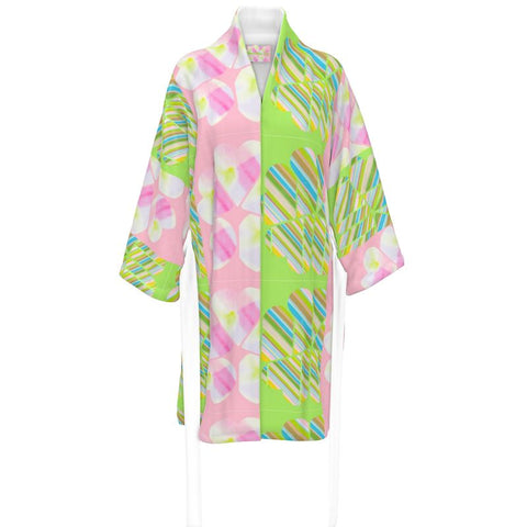 ‘Dueling Clover' Unisex Kimono