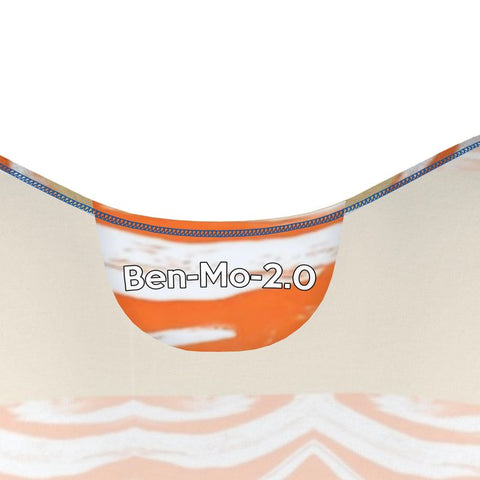 ‘Orange Swirl On The Beach' Bodycon Dress