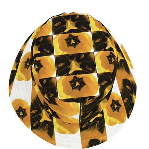 'Dua Tulipa' Nero Amarillo Bucket Hat