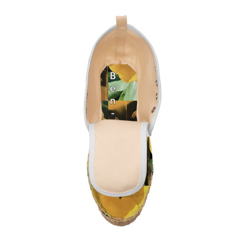 'Dua Tulipa Stamen’ Men's Hi-top Lace Up Espadrilles