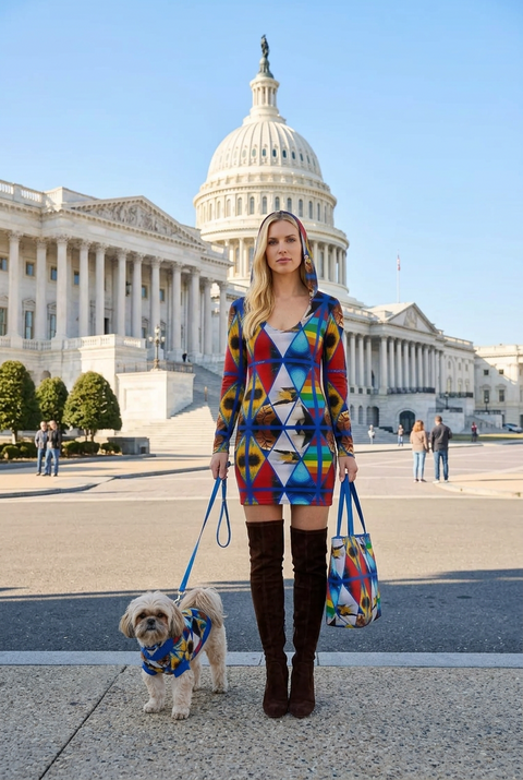 ‘American Dreams’ Hoodie Dress