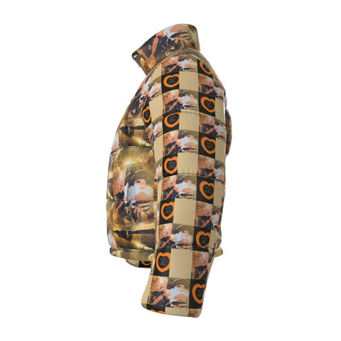 Caringkind 'Two Halves' Camo Puffer Jacker