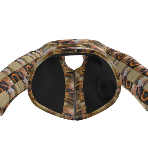 Caringkind 'Two Halves' Camo Puffer Jacker