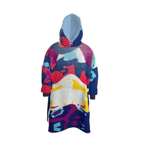 Caringkind ‘Two Halves’ Unisex Hoodie Blanket Coat