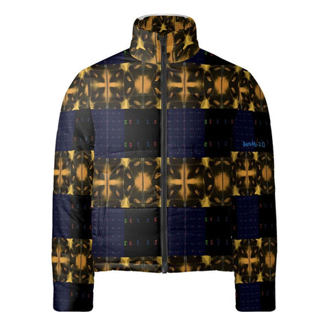 CaringKind ‘Blackout-Blueprint' Stamen Puffer Jacket