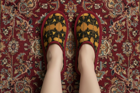 'Una Tulipa Stamen' Slippers