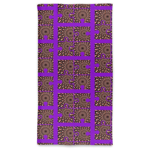 Caringkind ‘Purple Peacock' Neck Tube Scarf