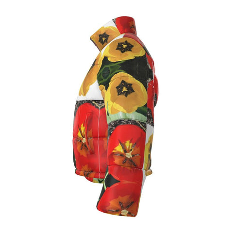 'Dua Tulipa' Unisex Puffer Jacket