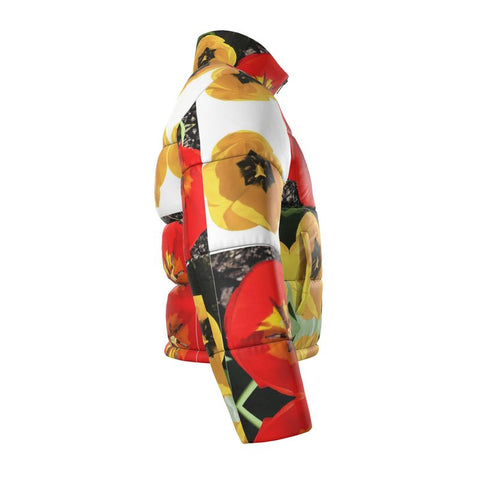 'Dua Tulipa' Unisex Puffer Jacket