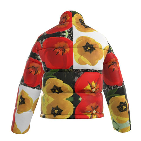 'Dua Tulipa' Unisex Puffer Jacket