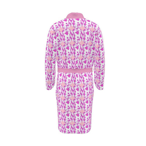 BM2-Casa ‘Hearts of Pink' Unisex Dressing Gown