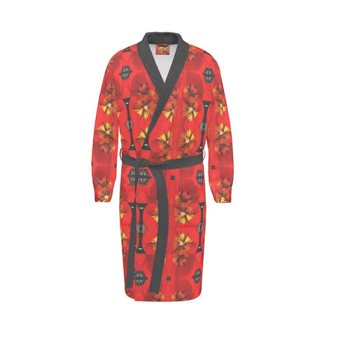 'Dua Tulipa' Unisex Dressing Gown