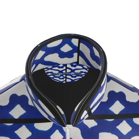 'Moroccaine Bleu' Puffer Jacket