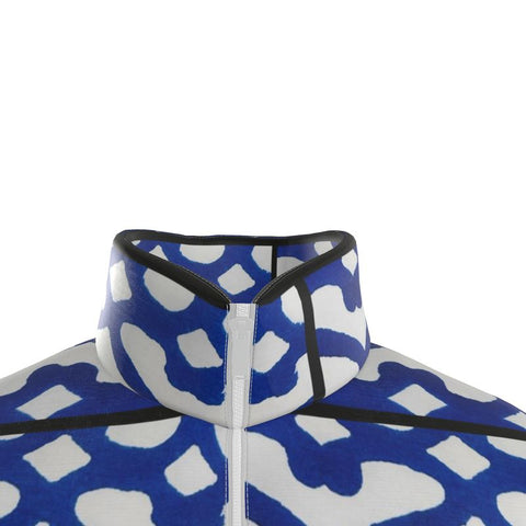'Moroccaine Bleu' Puffer Jacket