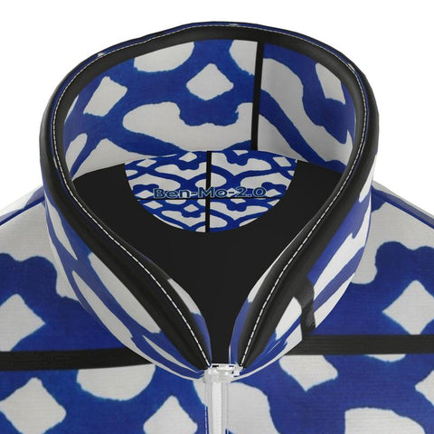 'Moroccaine Bleu' Puffer Jacket