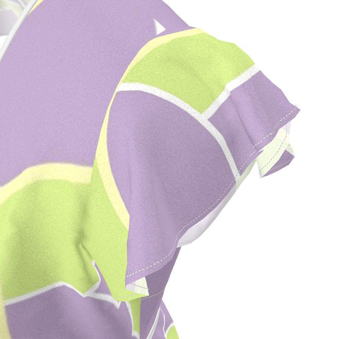 'Irish Tee Lavender' Wrap Tea Dress
