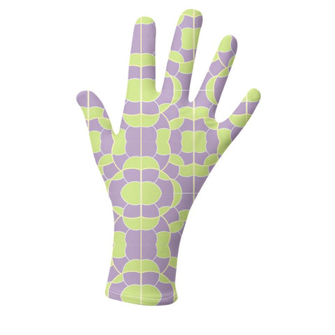 ‘IrishTee Checkerboard' Lycra Gloves
