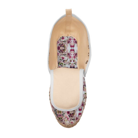 'Rula's Cherry Blossoms' Men's Hi-Top Espadrilles