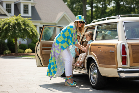 'Irish Tee' Silk Kaftan