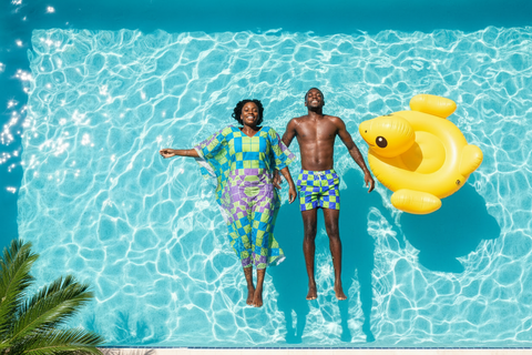 'Irish Tee' Silk Kaftan