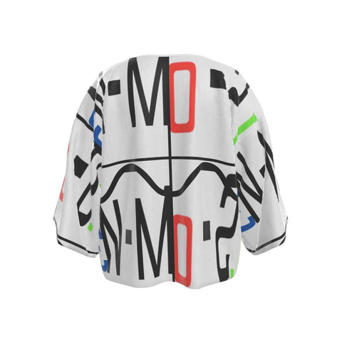 'Logo Arte' Mini Kimono Jacket