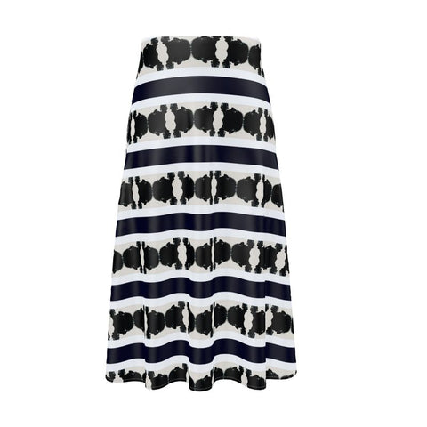 'The Ben Blocked’ Midi Skirt