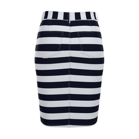 'Cruella’ Denim Midi Skirt