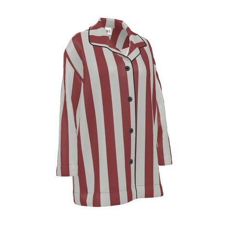 'Le Classique' Unisex Luxury Silk Lounge Shirt