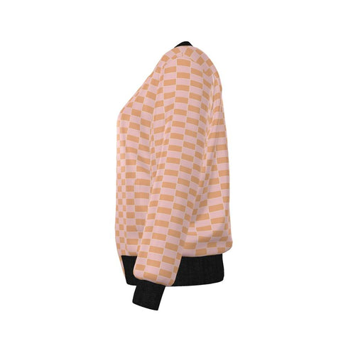 ''Her Jockey' Women's Reversible Silk Bomber Jacket
