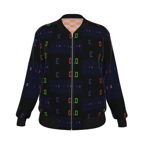 ''Her Jockey' Women's Reversible Silk Bomber Jacket