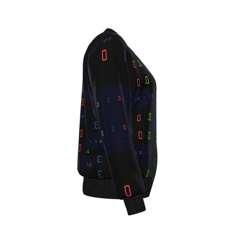 ''Her Jockey' Women's Reversible Silk Bomber Jacket