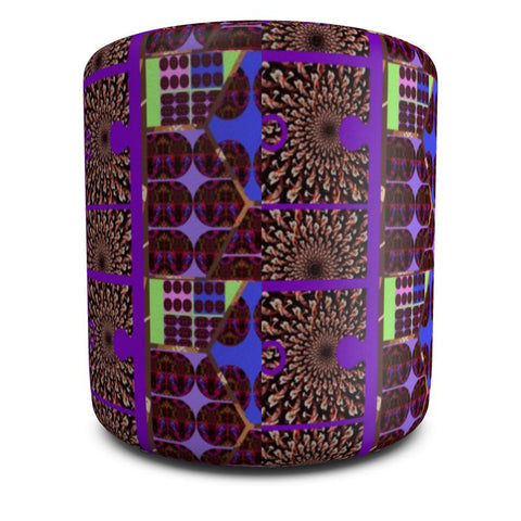 'Purple Wired Hybrid' Pouffe
