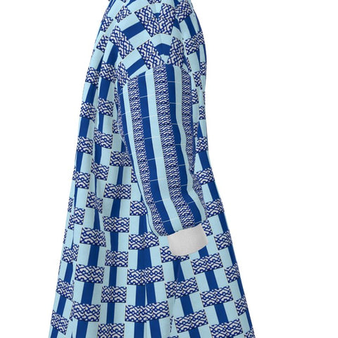 BM2-Casa 'Le Morrocaine Bleu' Unisex Waterproof Changing Robe