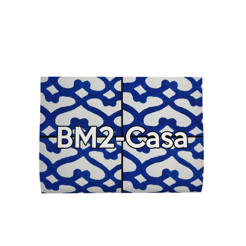 BM2-Casa 'Le Morrocaine Bleu' Unisex Waterproof Changing Robe