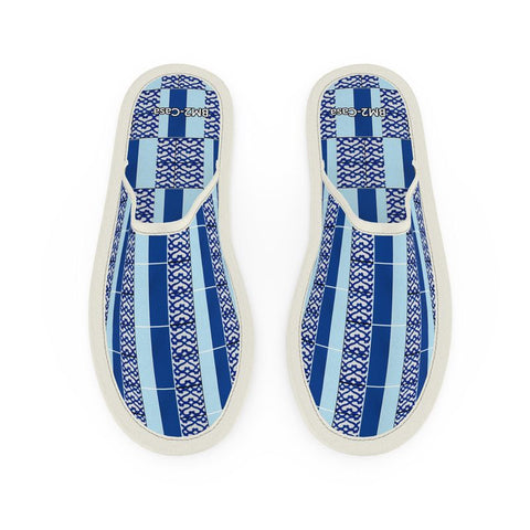 BM2-Casa 'Le Morrocaine Bleu' Slippers