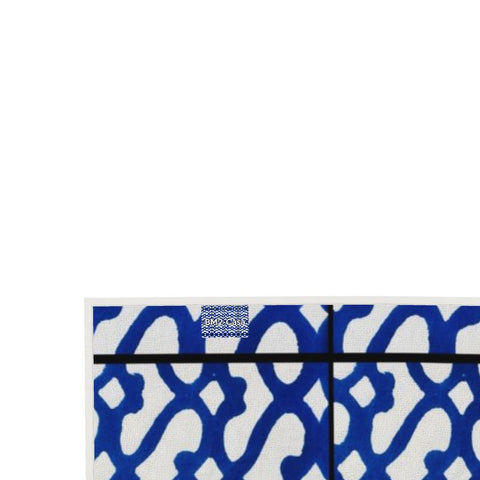 BM2-Casa 'Le Morrocaine Bleu' Towels