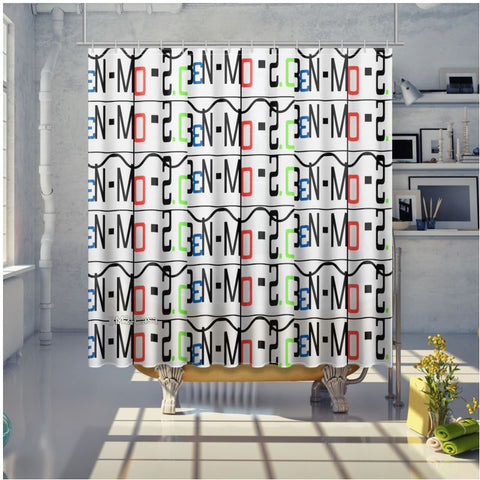 BM2-Casa 'Logo Arte' Shower Curtain